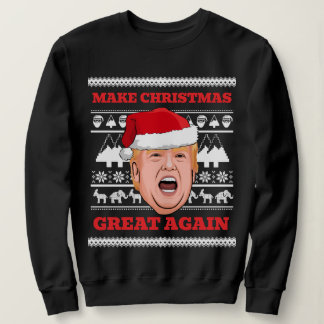 Trump Christmas Sweater Make Christmas Great Again