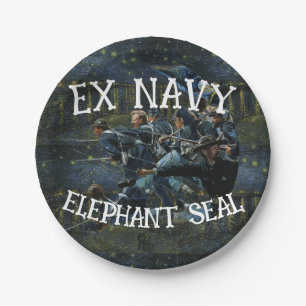 Trump Civil War Minneapolis Killing Fields Murder Paper Plates