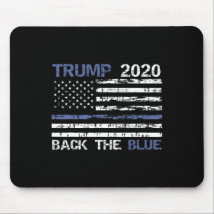 Trump Ck The Blue Thin Blue Line Police Support Te Mouse Pad