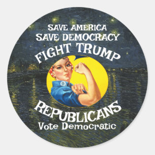 Trump Classic Round Sticker