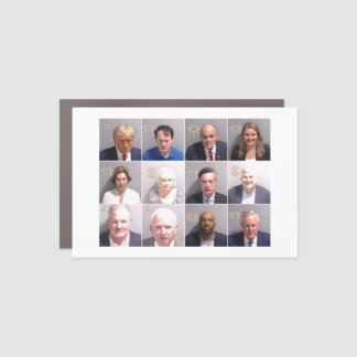 Trump Co-Defendant Mugshots Car Magnet