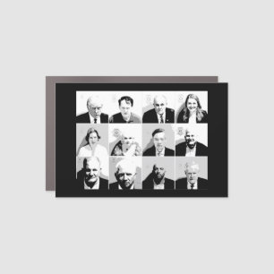 Trump Co-Defendant Mugshots Car Magnet