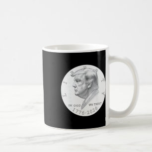 Trump Coin One Dollar  Coffee Mug
