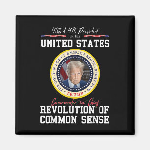 Trump Commander-in-chief Golden Age Of America Magnet