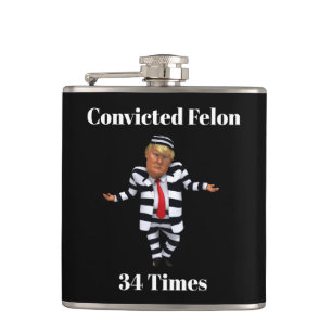 Trump Convicted Felon Flask