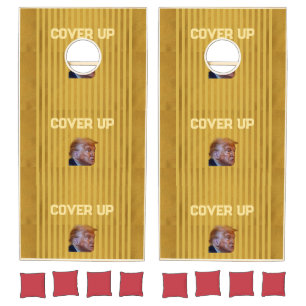 Trump Cover Up Cornhole Set
