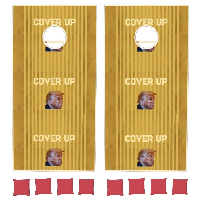 Trump Cover Up Cornhole Set (Set)
