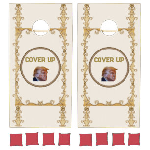 Trump Cover Up Cornhole Set
