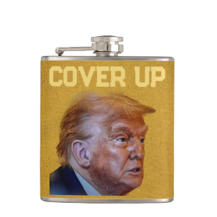 Trump Cover Up Flask