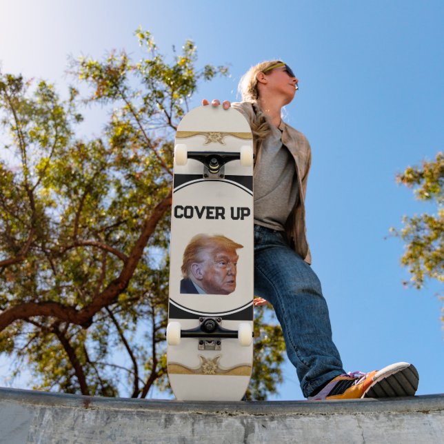Trump Cover Up Skateboard (Outdoor 1)