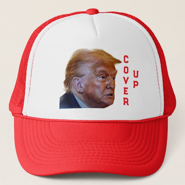 Trump Cover Up Trucker Hat (Front)