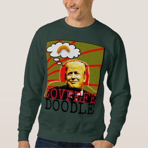 Trump Covfefe Doodle Ugly Christmas Sweater