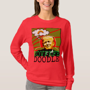 Trump Covfefe Doodle Ugly Christmas Sweater, women T-Shirt