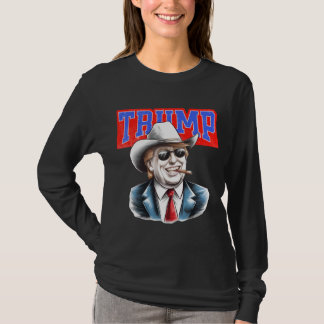 Trump Cowboy - Bold Political Statement Graphic Te T-Shirt