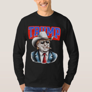 Trump Cowboy - Bold Political Statement Graphic Te T-Shirt