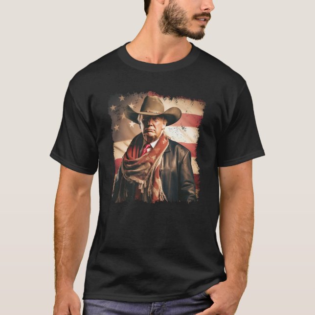 Trump Cowboy T-Shirt (Front)