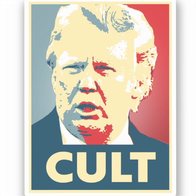 Trump Cult Sticker (Front)