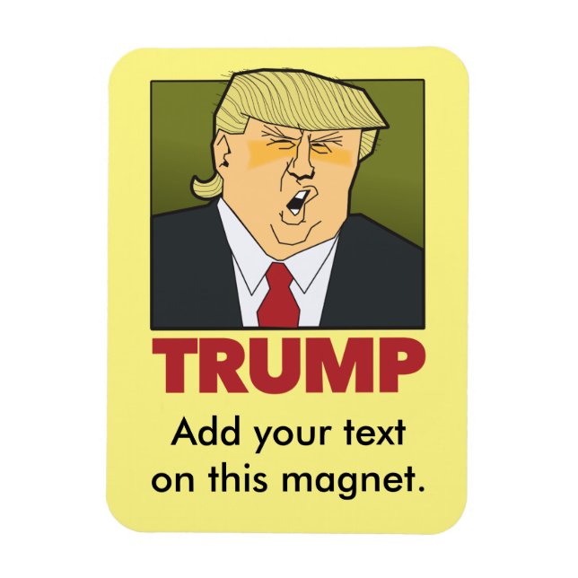 TRUMP customizable magnet (Vertical)
