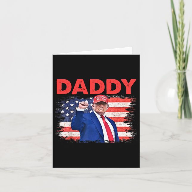 Trump Daddy 2025 President 1  Card (Front)