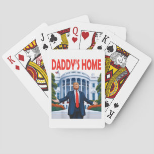 Trump Daddys Home Poker Cards