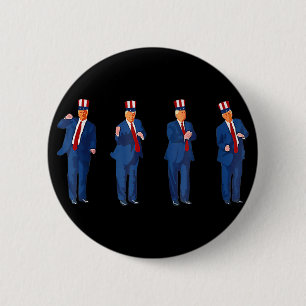 Trump Dance 4th Of July Trump 2025 _1 Button