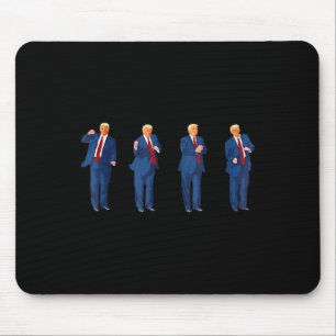 Trump Dance 4th Of July Trump 2025  Mouse Pad