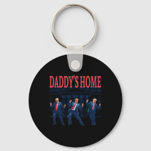 Trump Dance Daddy's Home Retro 1  Keychain