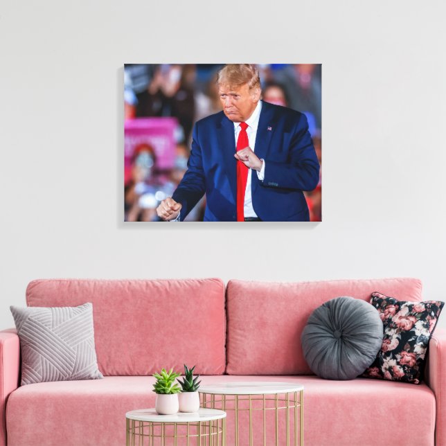 Trump Dance Funny Canvas Print (Insitu(LivingRoom))