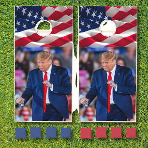 Trump Dance Funny Cornhole Set