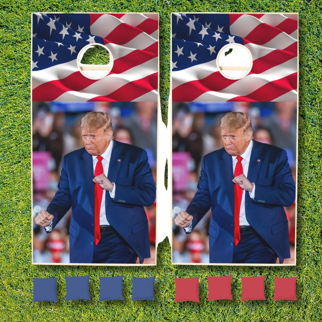 Trump Dance Funny Cornhole Set (Creator Uploaded)