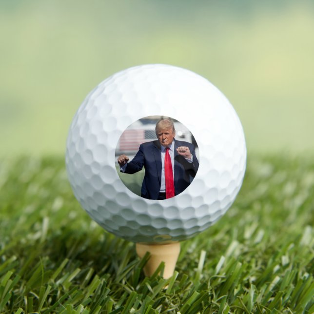 Trump Dance Funny Golf Balls (Insitu Tee)