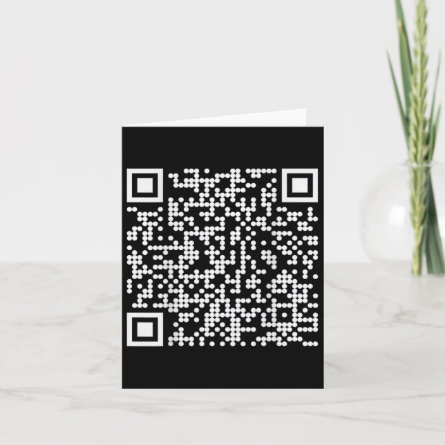 Trump Dance Qr Funny 45 47 President Dance Code (o Card (Front)