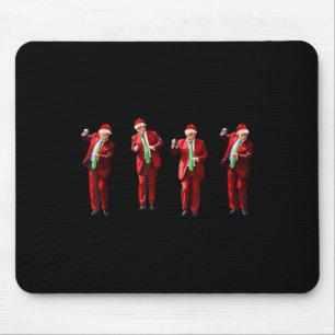 Trump Dance Santa Claus Christmas Xmas Pajamas Hol Mouse Pad