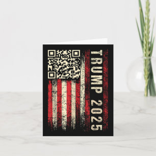 Trump Dance Troll Qr Funny President Trump Dance C Card