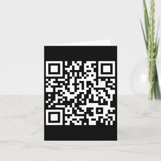 Trump Dance Troll Qr Funny President Trump Dance C Card (Front)