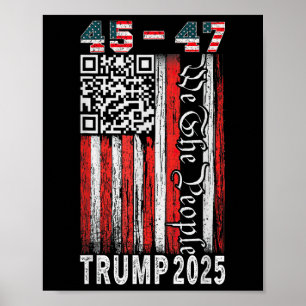 Trump Dance Troll Qr Funny President Trump Dance C Poster