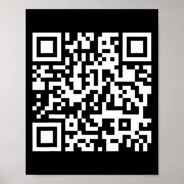 Trump Dance Troll Qr Funny President Trump Dance C Poster (Front)