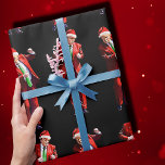 Trump Dance Wrapping Paper<br><div class="desc">Trump Dance Santa Claus Christmas</div>