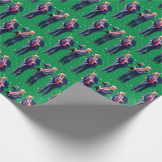 Trump Dance Wrapping Paper | Santa Trump Gift Wrap