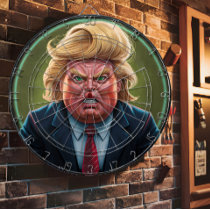 Trump Dartboard: A Political Target Dart Board