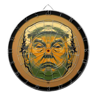 TRUMP DARTBOARD WITH DARTS
