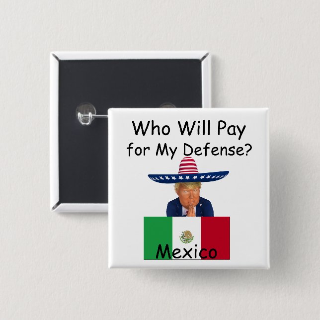 Trump Defense Button (Front & Back)