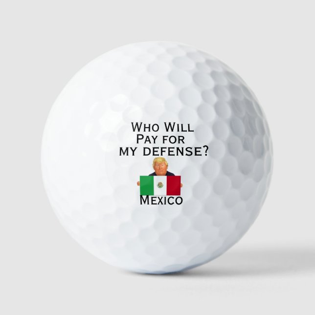 Trump Defense Golf Ball (Front)