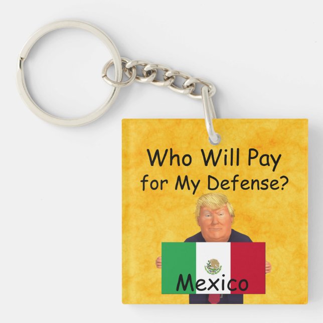 Trump Defense Keychain (Front)