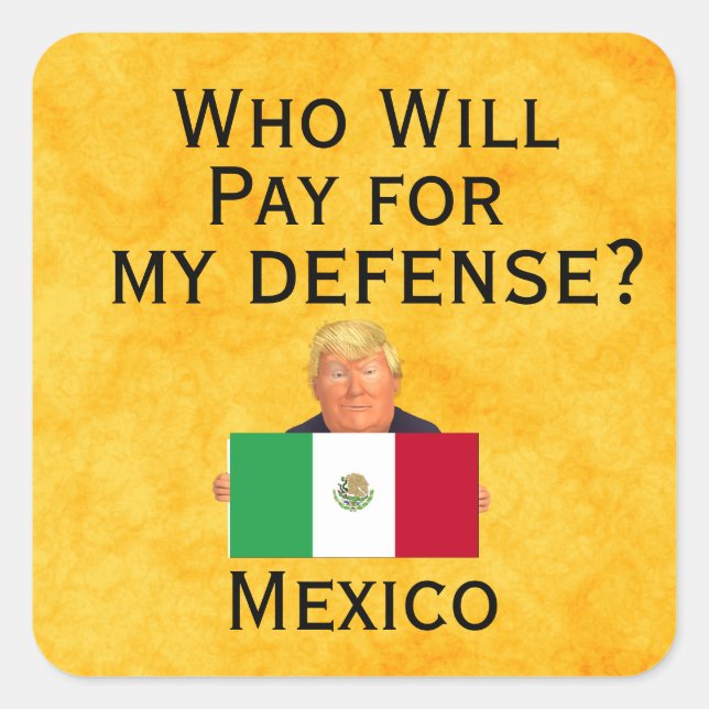 Trump Defense Sticker (Front)
