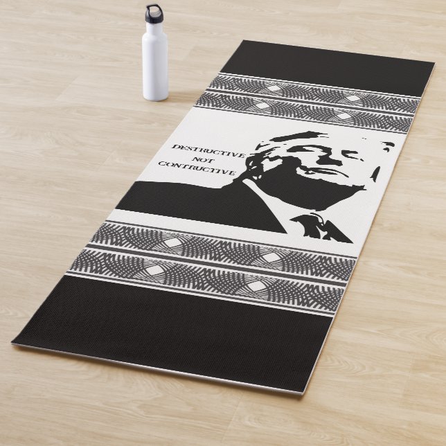 Trump/Destructive Not Constructive Yoga Mat (In Situ)