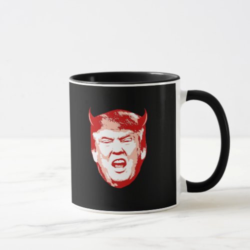 Trump Devil Head _ Anti_Trump _ Mug