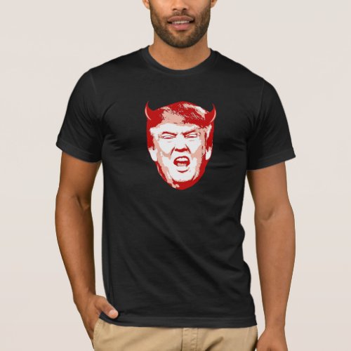 Trump Devil Head _ Anti_Trump _ T_Shirt