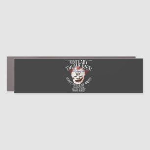 TRUMP DIES BALL GAG GENTLEMEN'S CLUB ACCIDENT CAR MAGNET