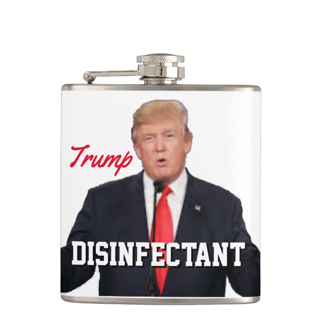 Trump Disinfectant Flask (Front)